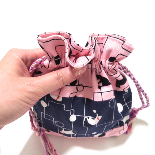 2K-6 ハニーチューン♥巾着袋 ピンクス pinks パッチワーク かわいい