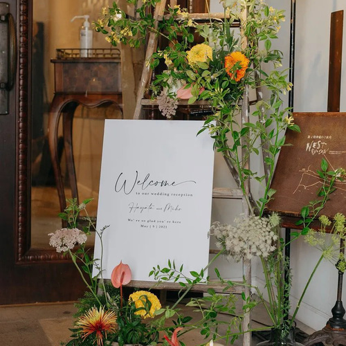 シンプルウェルカムボード │ウェディング 結婚式 ウェルカム