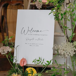 シンプルウェルカムボード │ウェディング 結婚式 ウェルカムボード