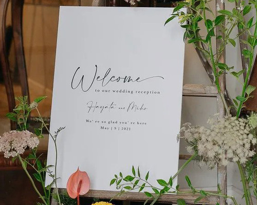 シンプルウェルカムボード │ウェディング 結婚式 ウェルカム