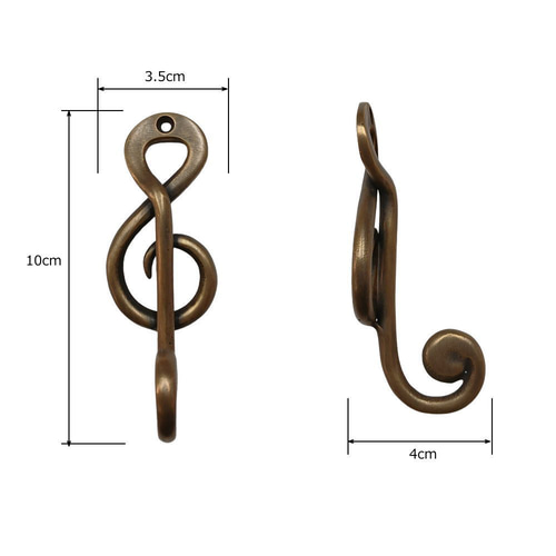 真鍮製 アンティーク風 壁掛け フック レトロ調 鍵 帽子 タオル