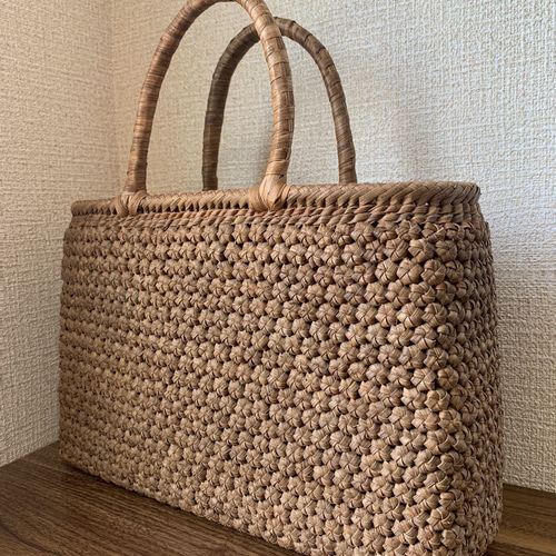 山葡萄の手作りバック 山葡萄 山葡萄かごバッグ 手作り 山葡萄籠バッグ 内布付き