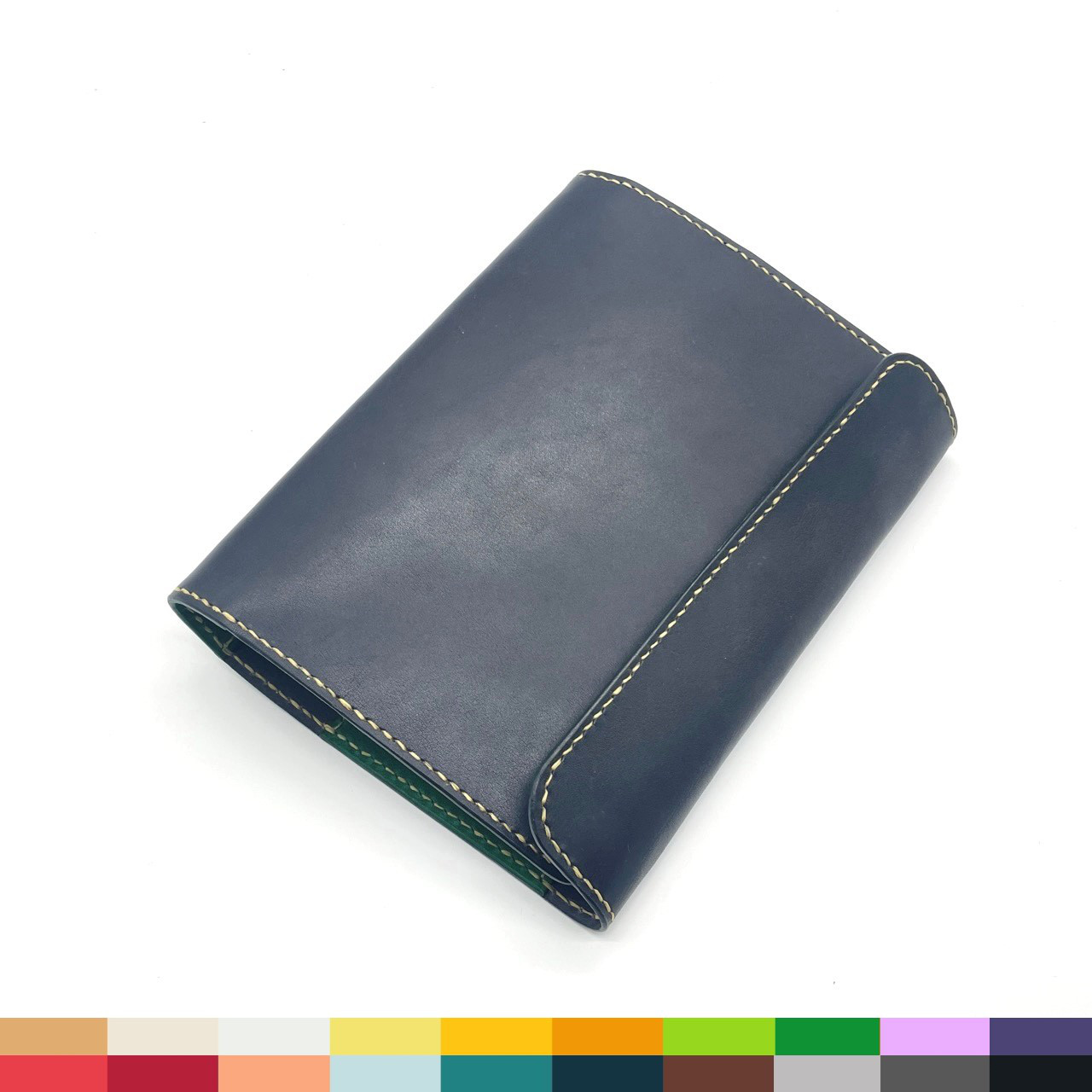 【21色から選べる・名入れ対応】A6 B6 A5 レザー手帳カバー ノートカバー ボタン留め 栃木レザー