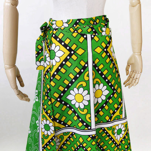 カンガの巻きスカート｜アフリカ布スカート ロングスカート アフリカンプリント M1332577532(10270円)