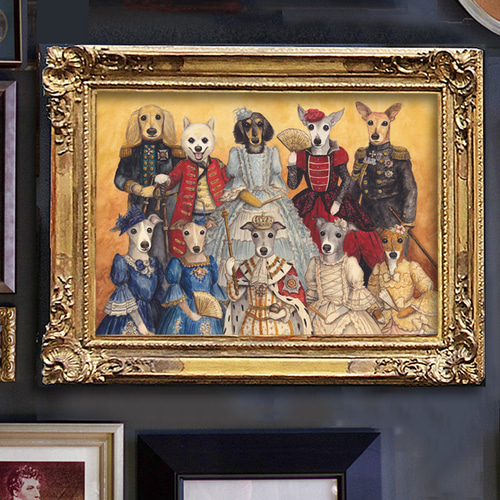 人気＊手描き肖像画＊うちの子のイラスト＊ペットさんの似顔絵