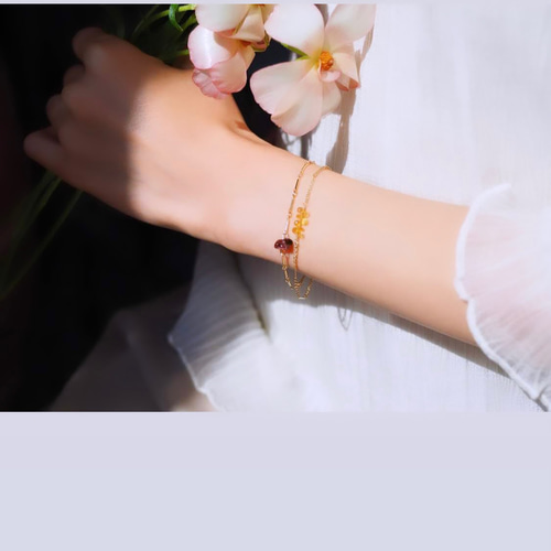 イエローサファイアのミモザブレスレット14kgf ブレスレット Tuesday 
