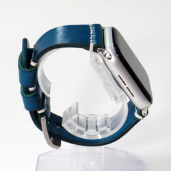 Apple Watch 腕時計ベルト 腕時計バンド 牛革レザー 全ケースサイズ制作 21色から選択可能 5枚目の画像