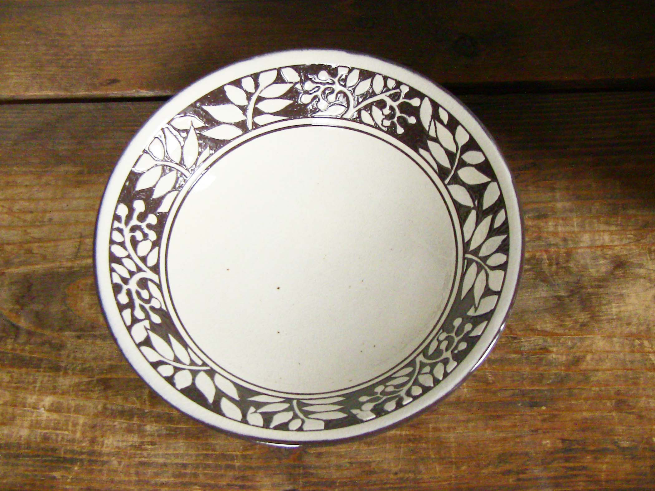 ななかまど掻落し深皿／オーダー可