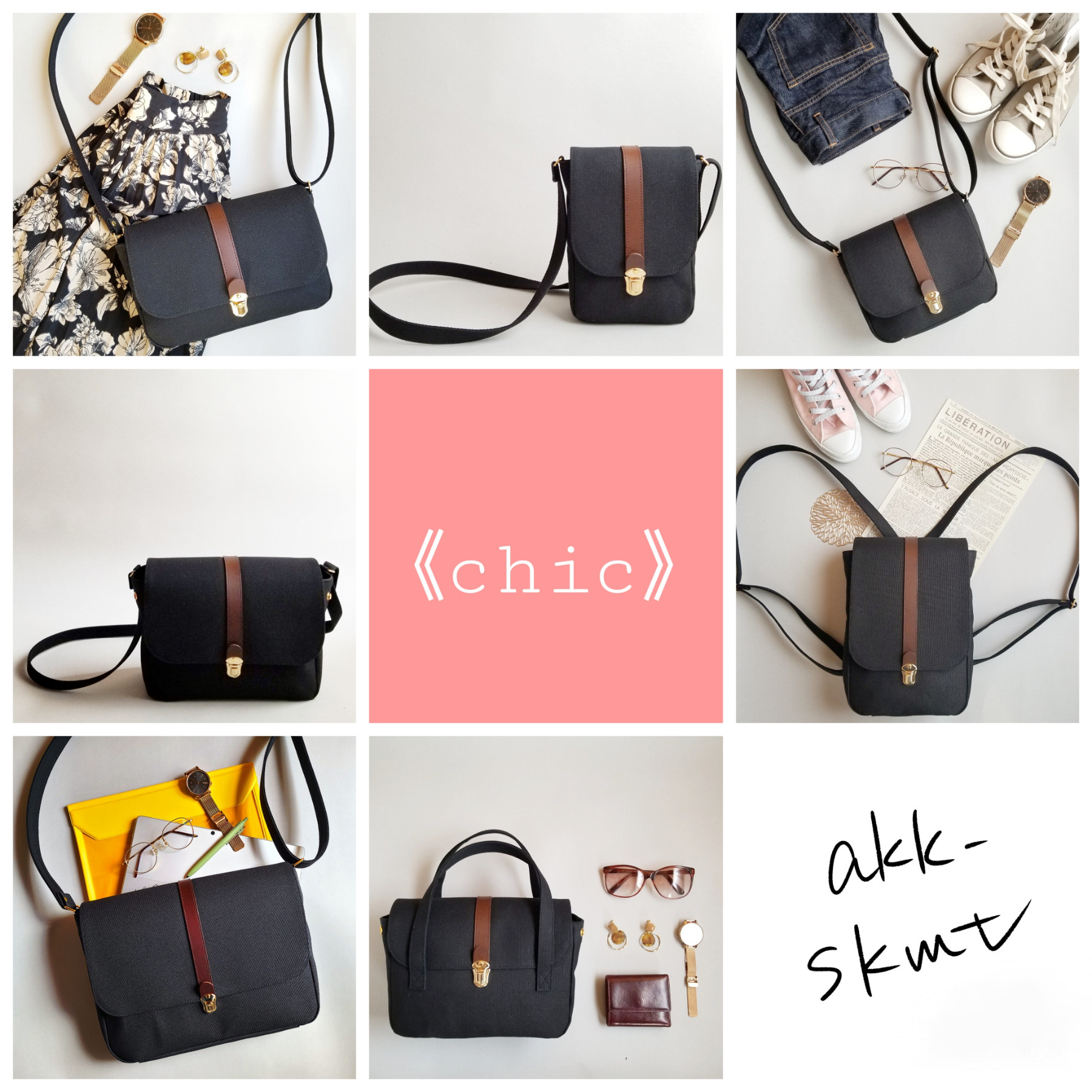 倉敷帆布のミニリュック〈chic〉