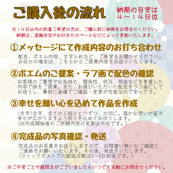 名前詩協会認定・二人の幸せ願う言霊とお名前を結ぶ　配色が自由に選べて楽しい世界に一つの名入りポエム。誕生石 星座で特別に 14枚目の画像