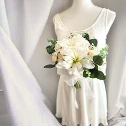 専用Wedding&Interior＊くすみ系白グリーンドライフラワーブーケ 専用Wedding&Interior＊くすみ系白グリーンドライフラワーブーケ
