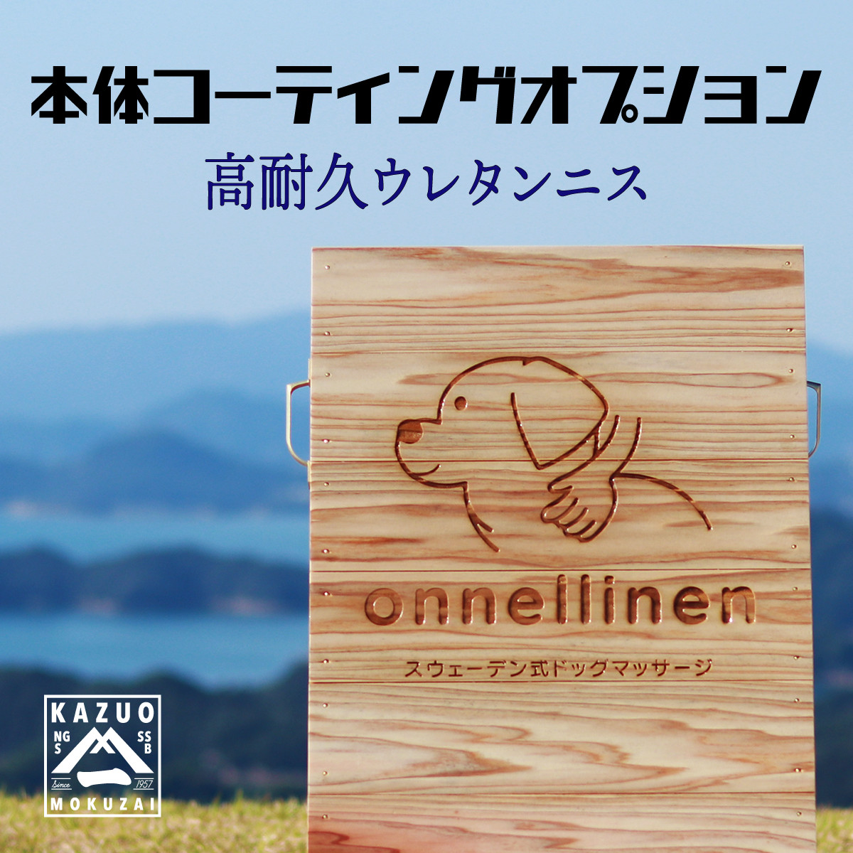 【立て看板専用】本体コーティングオプション　セミオーダー　保護　耐候性　耐久性　劣化防止　ウレタンニス