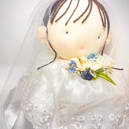 ウエルカムドール ぬいぐるみ用ウェディングパーツセット(М)（手作りウェルカムドールや