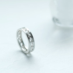 艶消し 唐草 透かし リング シルバー925 指輪・リング Cloudjewelry