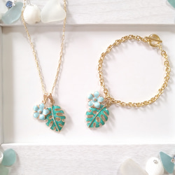 セット割引》ハワイアンジュエリー ネックレス ブレスレットセット