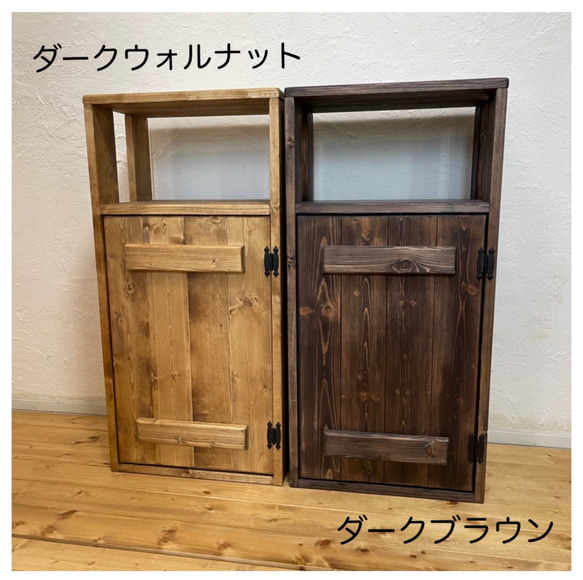 16color＊cabinet/h103w58d27　Ａ4サイズ収納可/キャビネット/大容量/電話台/扉付き/キッチン 10枚目の画像