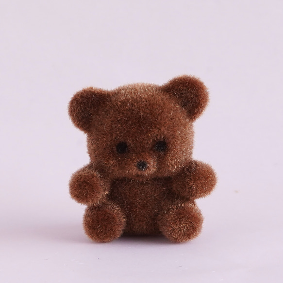 1個)フロッキー くまちゃんマスコット＊ダークブラウン その他