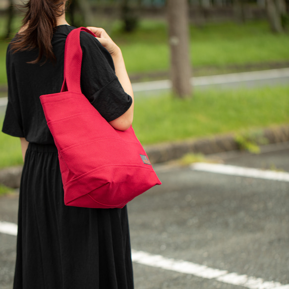 刺し子トート SASHIKO TOTEBAG SMART / 刺し子トートバッグ | 青木被服 公式