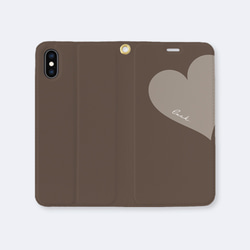 Big Heart♡ココア　手帳型ケース　iPhoneケース　スマホケース 7枚目の画像