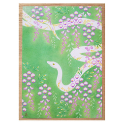 蛇神　ハンドメイドパステル画　絵画アート原画 オンラインハンドメイド・手芸 - 蛇神 ハンドメイドパステル画