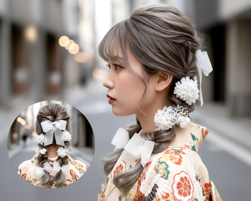 髪飾り 成人式 振袖 卒業式 袴 結婚式 ウェディングヘア 前撮り ヘッド