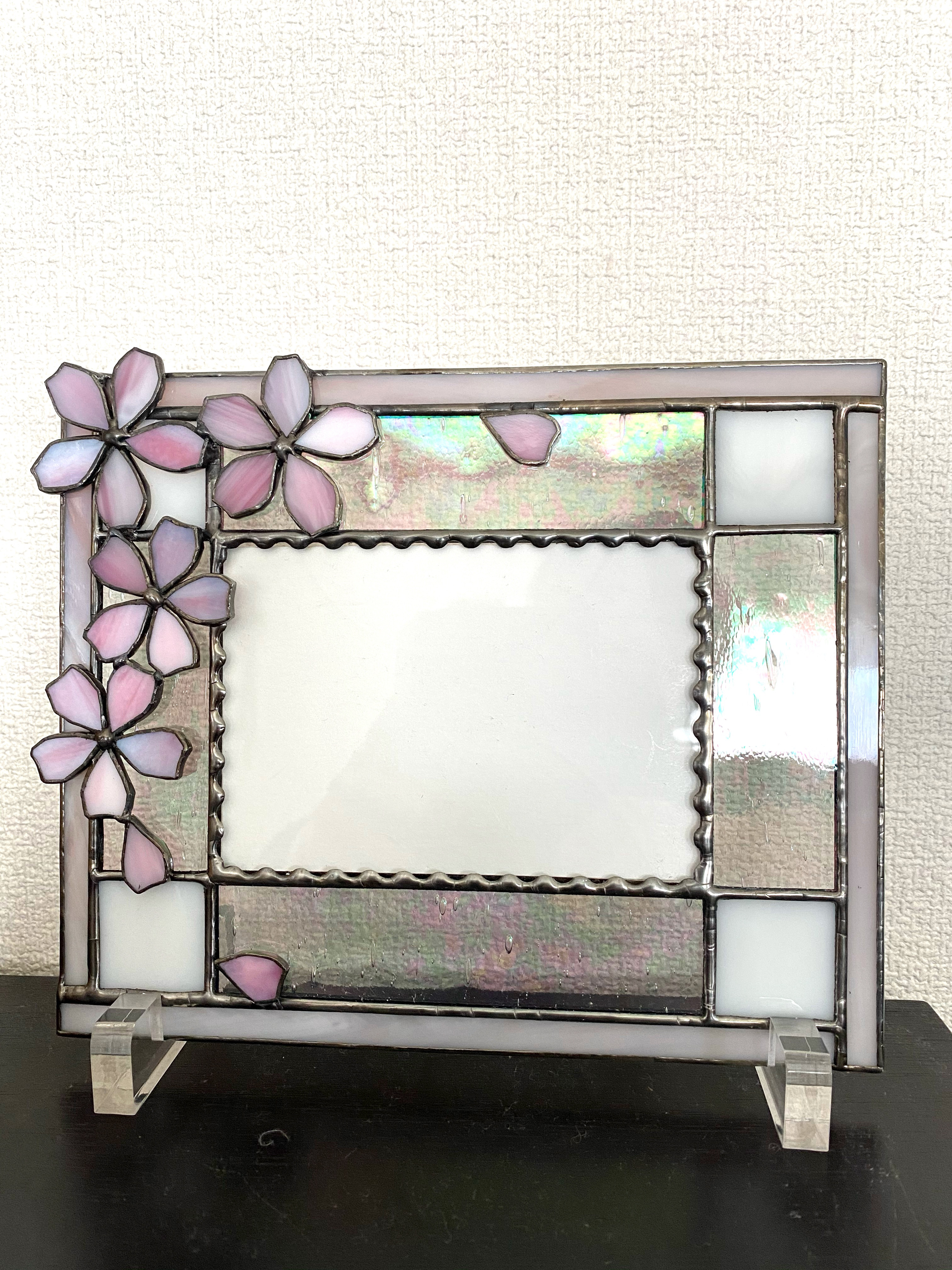 ①サクラフォトフレーム・ステンドグラス