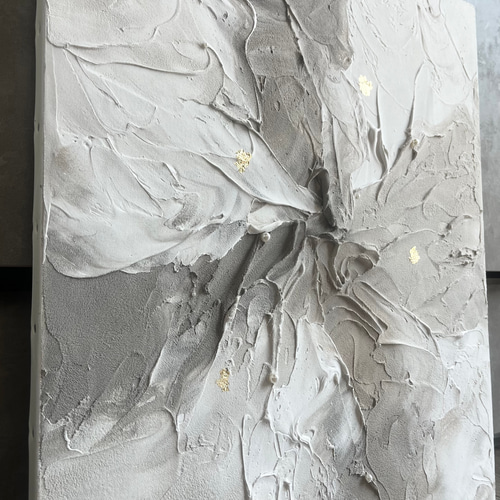 現代アート 53×45.5㎝ テクスチャーアート 大きめ モダン アート