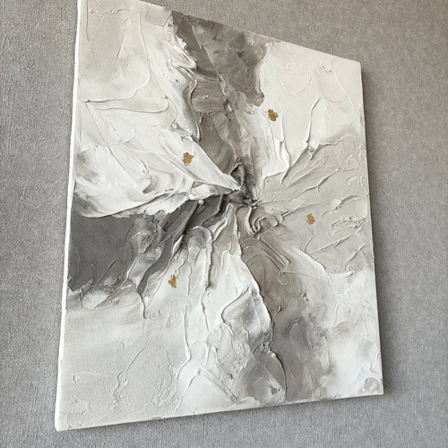 現代アート 53×45.5㎝ テクスチャーアート 大きめ モダン アートパネル