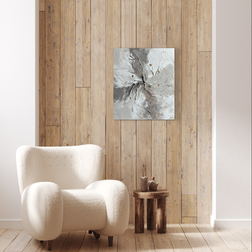 現代アート 53×45.5㎝ テクスチャーアート 大きめ モダン アートパネル
