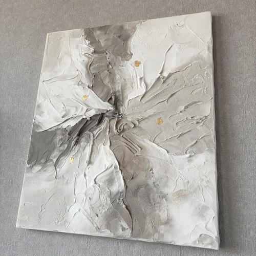 現代アート 53×45.5㎝ テクスチャーアート 大きめ モダン アートパネル