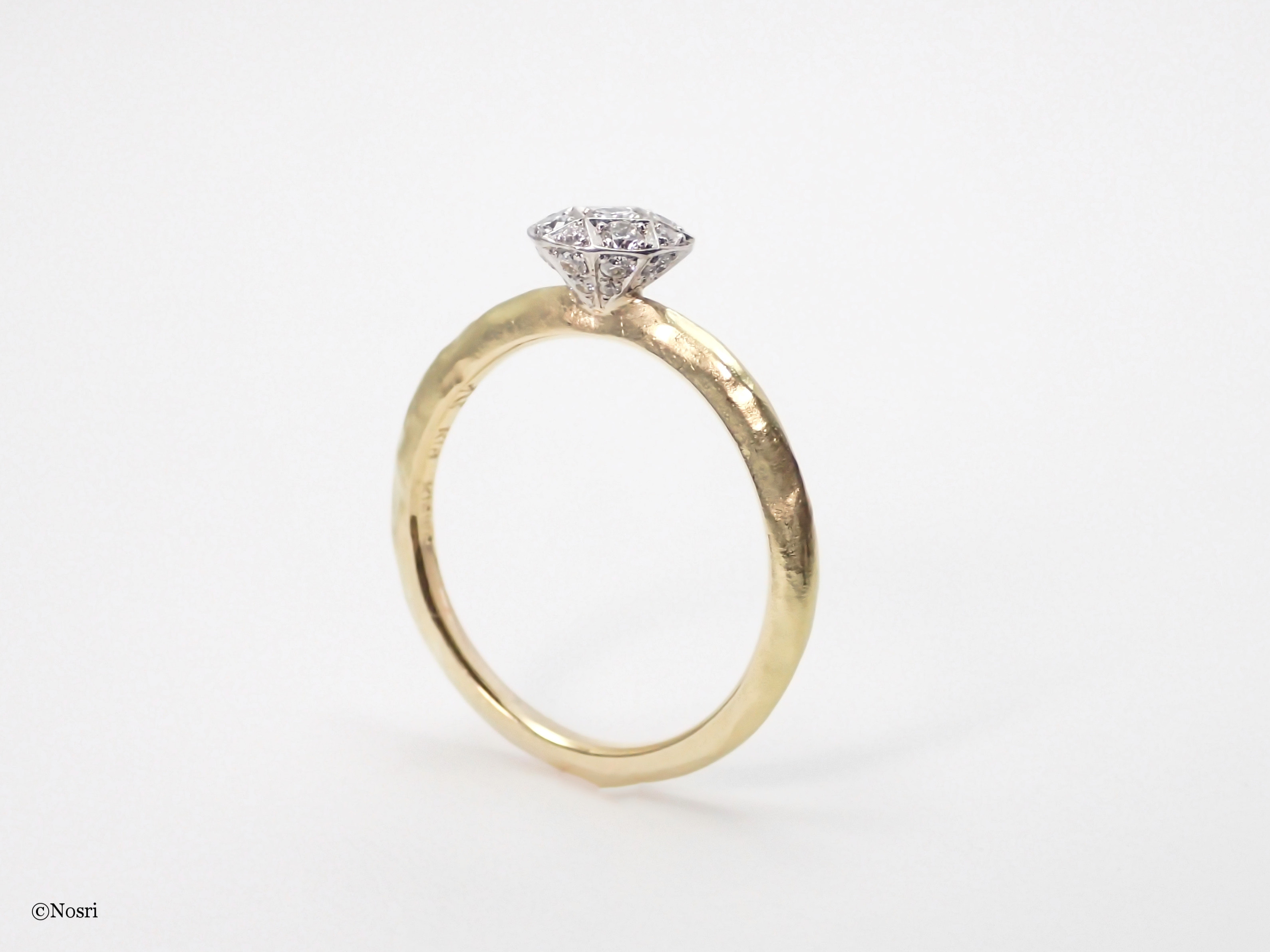 ステラ モダン リング 〔プラチナ K18 ダイヤモンド〕