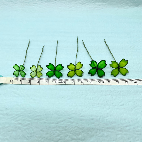 使い方色々 四つ葉のクローバー 1本60円 アートフラワー ゆきねえ 通販