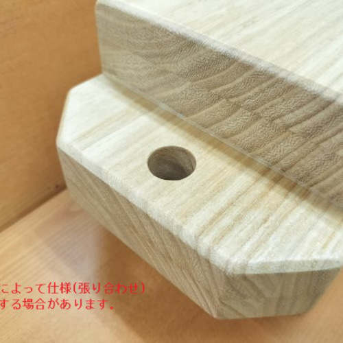 神輿用肩当て木 （片耳タイプ）みこし ゲタ アンコ 枕木 桐製 日本製