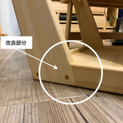 特別価格キャンペーン　新改良 木製こたつ・ローテーブル用 座椅子本体のみ （クッション有料） 2枚目の画像