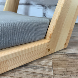 特別価格キャンペーン　新改良 木製こたつ・ローテーブル用 座椅子本体のみ （クッション有料） 3枚目の画像