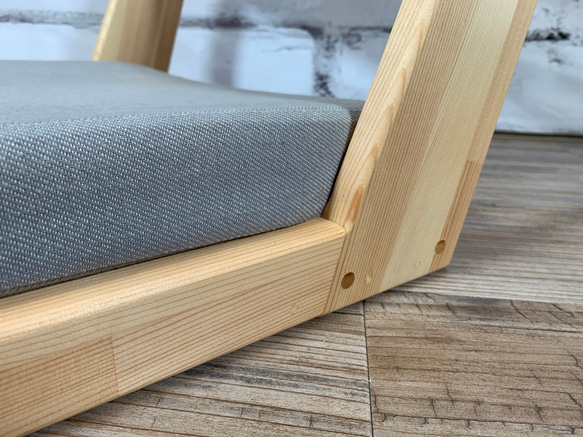特別価格キャンペーン　新改良 木製こたつ・ローテーブル用 座椅子本体のみ （クッション有料） 3枚目の画像