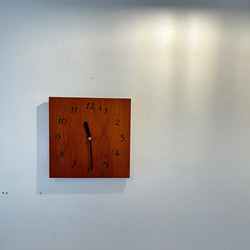 振り子時計〜ウォールナット、オーク、ブラックチェリー 9枚目の画像