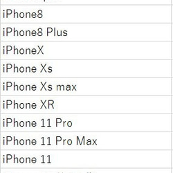 ☆取り扱い対応機種一覧表☆ 2枚目の画像
