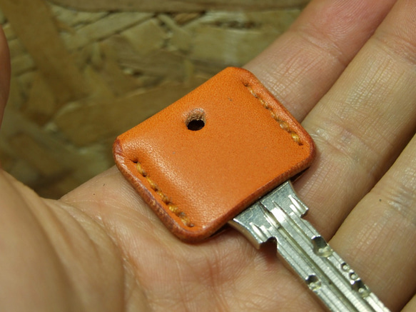 オレンジのキーカバー　 2枚目の画像
