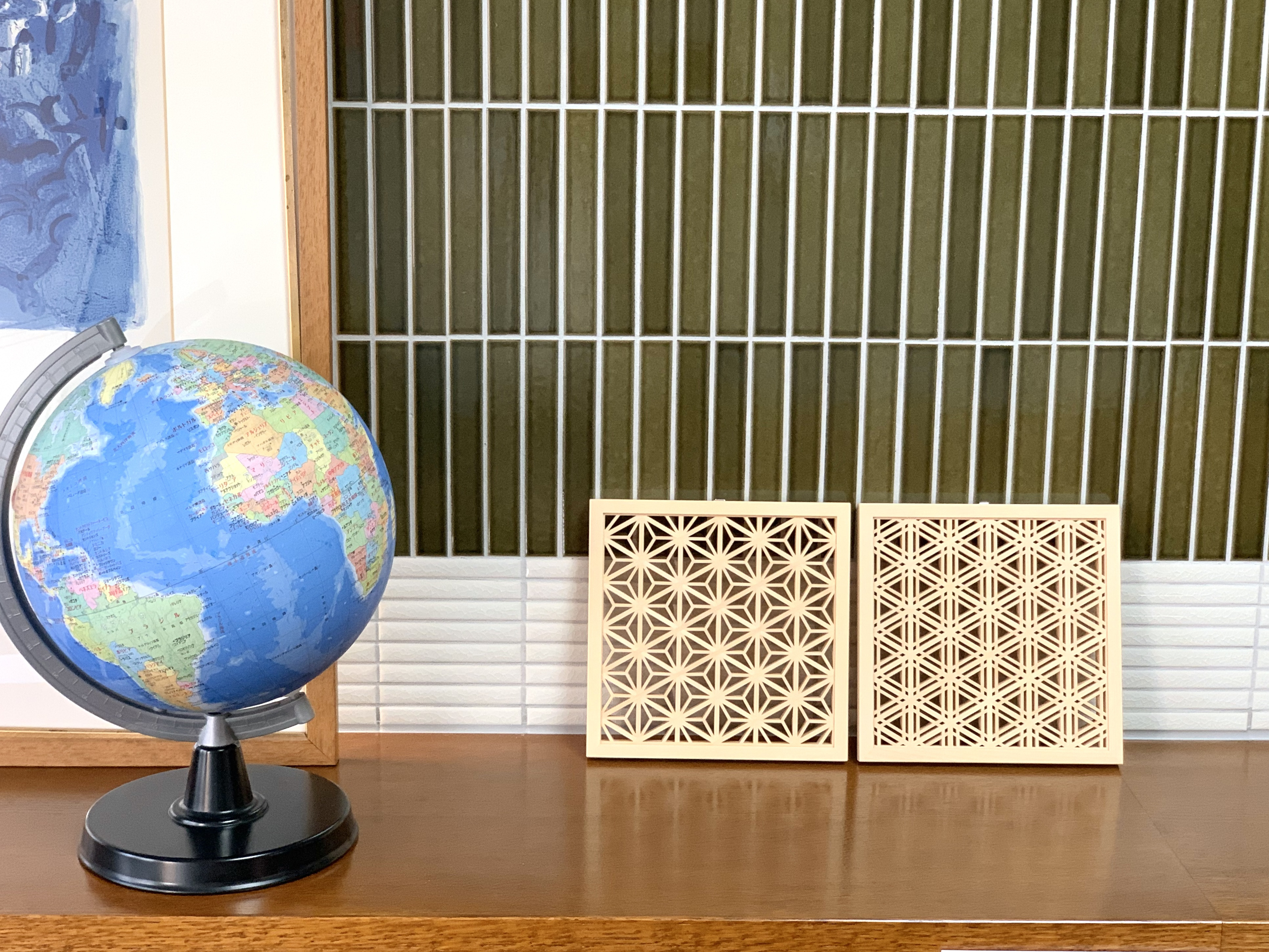 Wall decor -胡麻柄 Goma-