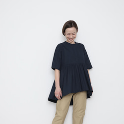 Jellyfish tops / Dark navy 4枚目の画像