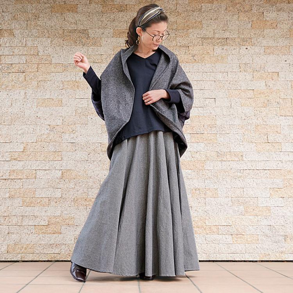 銷量超過1500件！ 【自由調節半身裙】經典百搭的原創單品 * 一件讓你愛不釋手多年的單品 * 每一個動作都展現優美身形 * 灰 第13張的照片