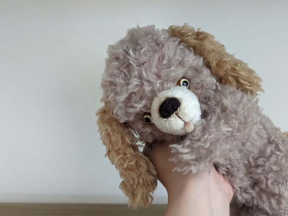 【設情狂 Fu's workshop】手工泰迪熊 玩偶 娃娃 - 小狗 第5張的照片
