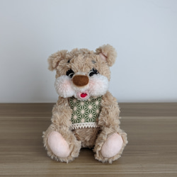 【設情狂 Fu's workshop】teddy bear /  テディベア /  ぬいぐるみ - イヌ 5枚目の画像