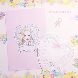 ☆SOLD☆ picnic girls ステッカーセット 2枚目の画像