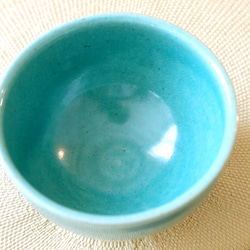 トルコ青釉の飯碗 ＊ ３ 5枚目の画像