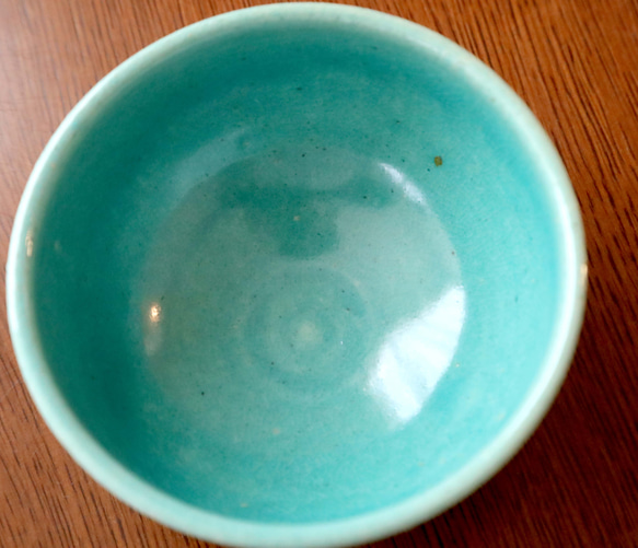 トルコ青釉の飯碗 ＊ ４ 9枚目の画像