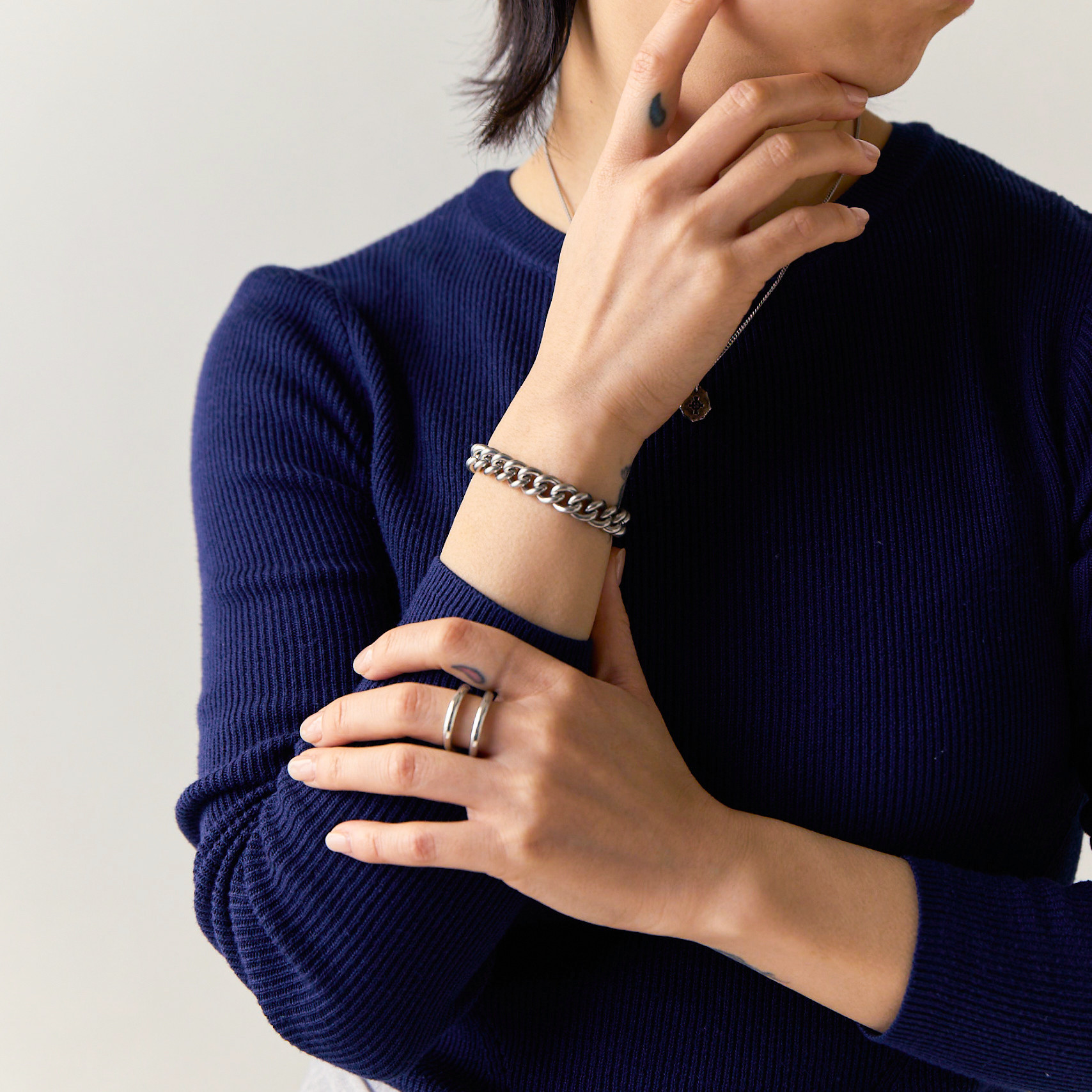 真鍮×Stainless ブレスレット【UMF Chain Bracelet】