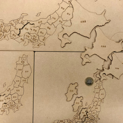 日本地図 木製ウェルカムボード　パズル 日本地図 木製ウェルカムボード パズル 木製パズル日本地図
