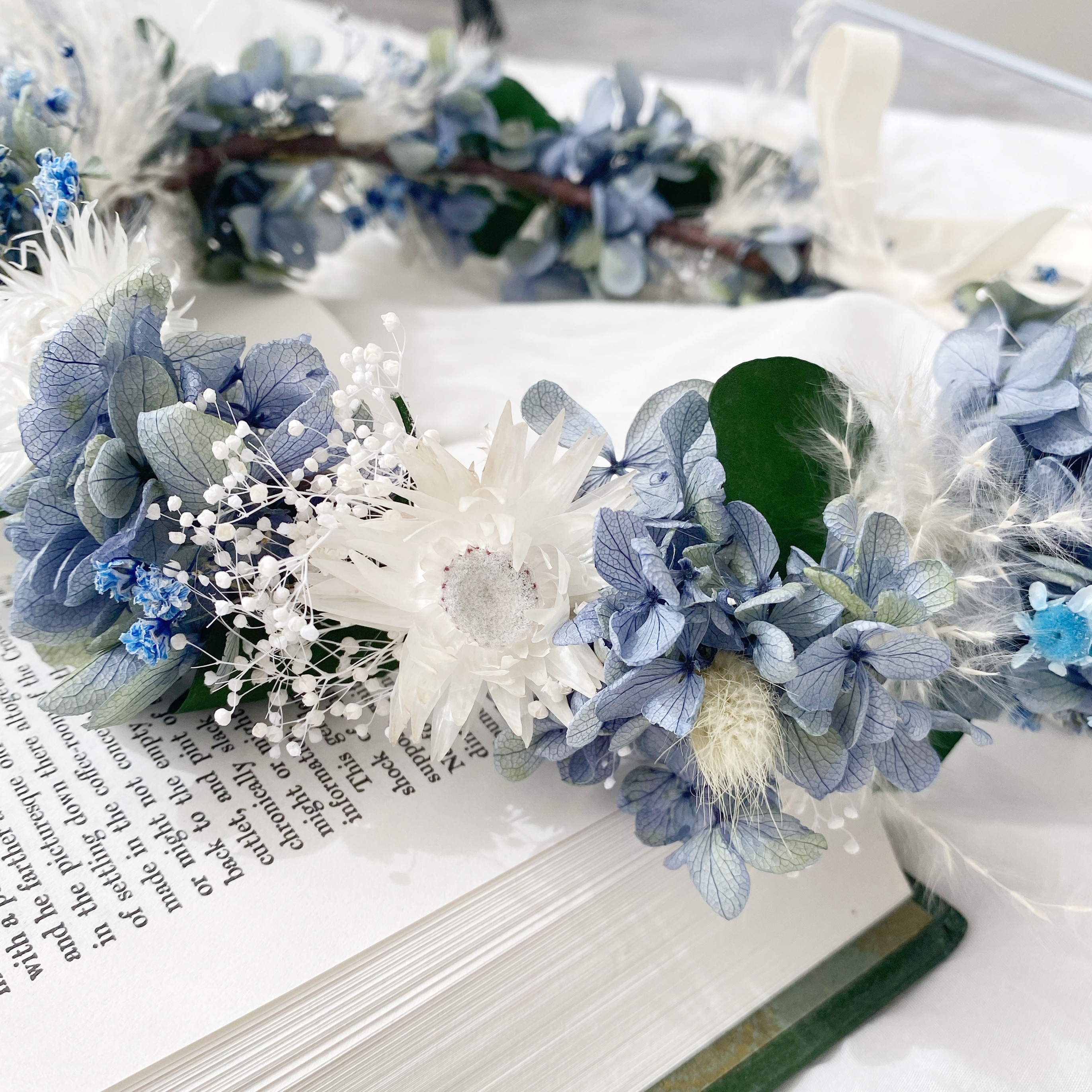 ブーケとお揃いの花冠お作り致します